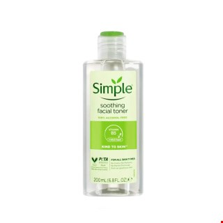 تونر سیمپل مدل Soothing Facial Toner مناسب انواع پوست حجم 200 میل