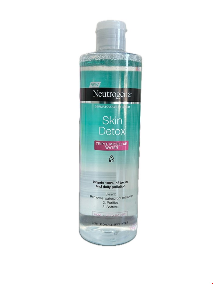 محلول میسلار واتر مدل Skin Detox مناسب انواع پوست حجم 400 میل نوتروژینا