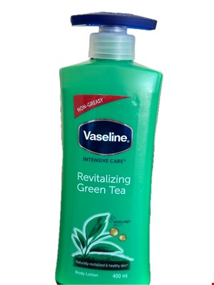 لوسیون بدن وازلین مدل Revitalizing Green Tea حجم 400 میل
