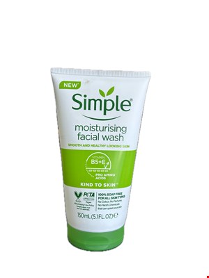 ژل شستشوی صورت سیمپل مدل Moisturizing حجم 150 میل