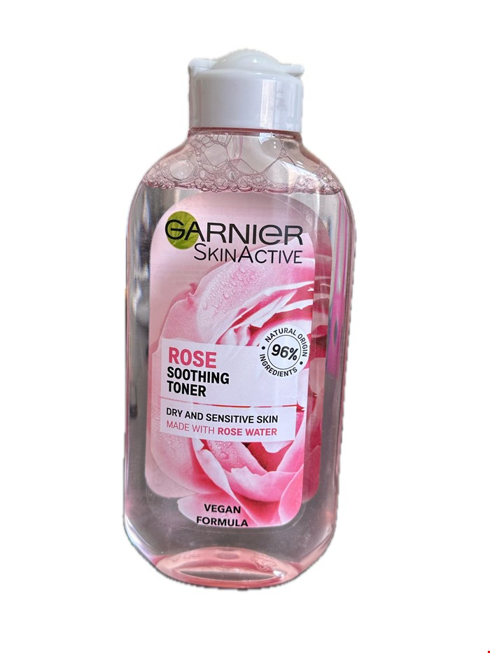 تونر پاک کننده صورت گارنیرر مدل Rose Toner حجم 200 میل