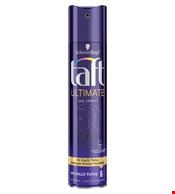 اسپری نگهدارنده حالت مو 48 ساعته مدل Ultımate حاوی کریستال مایع دخشان مناسب انواع مو های کدر حجم 250 میل تافت